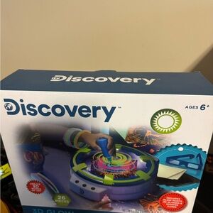 Discovery 3D Glow Spinner - Blue and Neon Green